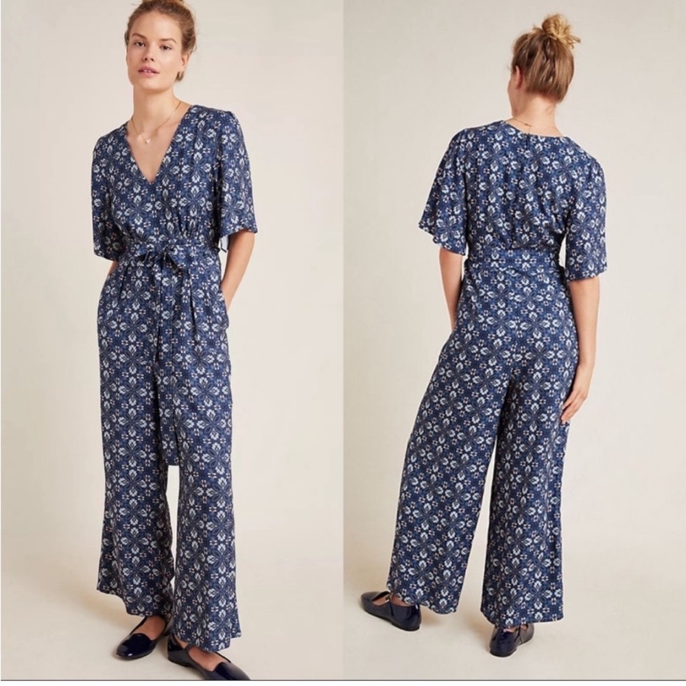Anthropologie LAIA Nora Jumpsuit Petite XS